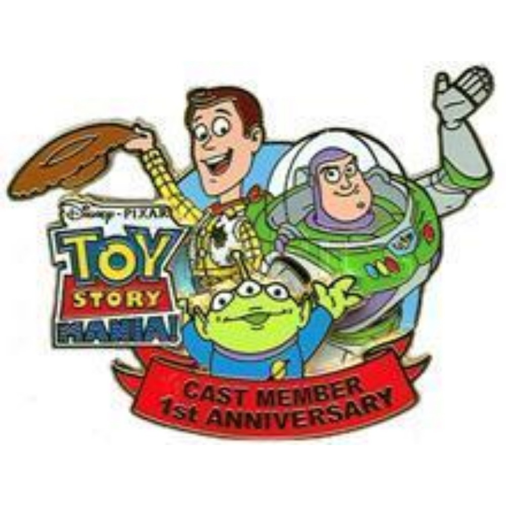 Disney Pin Toy Story Mania Cast Member 1st Anniversary Little Green Man LE 70299